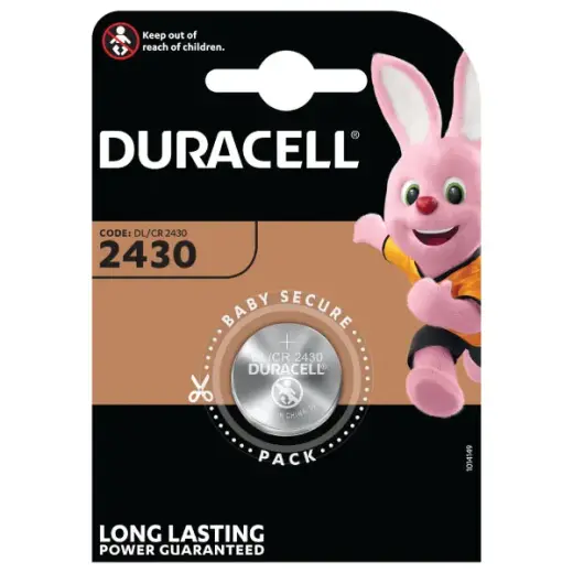 Baterija DURACELL 2430, 1 gab.
