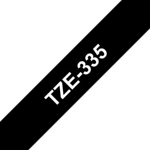 Brother Colour ribbon TZE-335 / TZE335 White, black