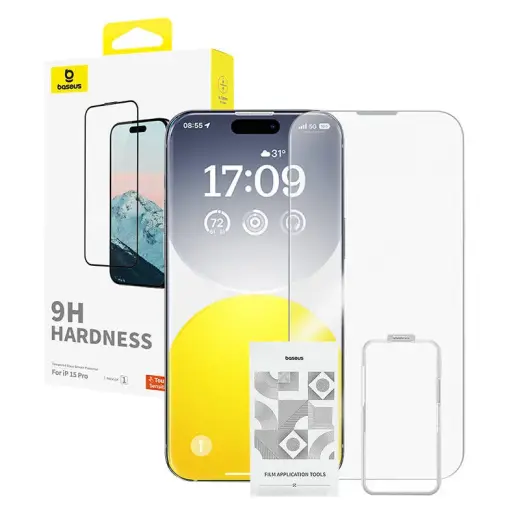 Baseus karastatud klaas telefonile iPhone 15 Pro