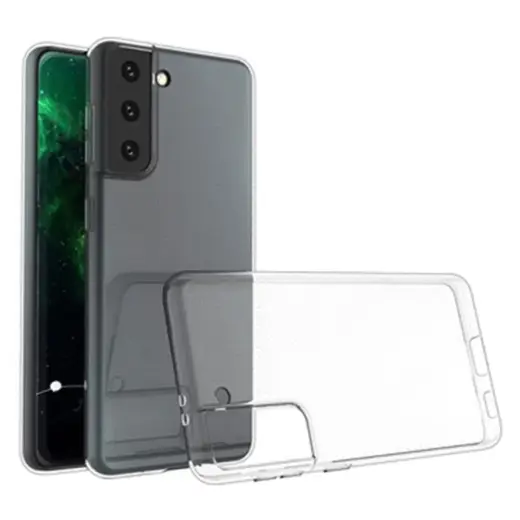 Ultra Slim 0.5 mm telefono dėklas Samsung Galaxy S21+ (G996) skaidrus