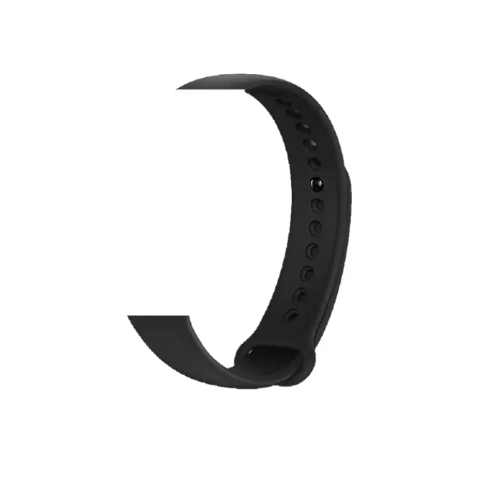 Devia Deluxe Sport viedpulksteņa siksniņa priekš Xiaomi Mi Band 8/9 | silikons | melna