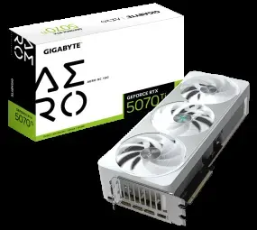 Videokarte Gigabyte GeForce RTX 5070 Ti Aero OC 16GB