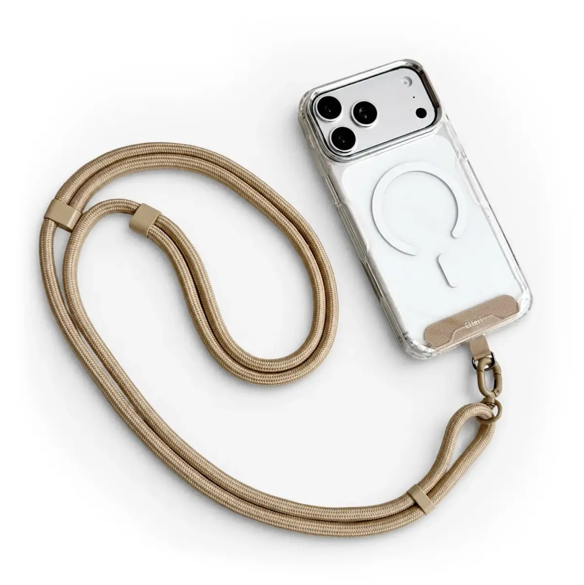 Etteri universal neck lanyard for phones beige