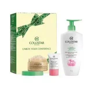 Set Collistar Unbox Your Confidence Fluid Moisturizing 400ml + Scrub 150g + Gel Cream 15ml