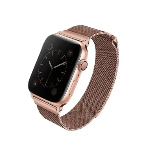 UNIQ Dante viedpulksteņa siksniņa priekš Apple Watch (38/40/41 mm) | nerūsējošs tērauds | rozā