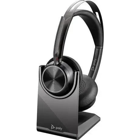 Voyager Focus 2 USB-C-C Headset +USB-C|A Adapter +Charging Stand 9T9J5AA