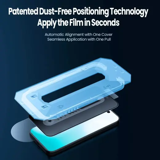 Nillkin Tempered Glass 0.25mm Guardian 2.5D for Apple iPhone 17 Black (with applicator)