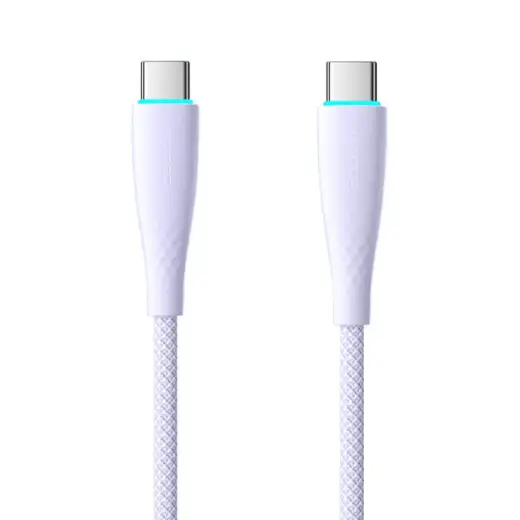 Cable USB-C to USB-C Toocki TXCTT1- BMH01-P, 1m, PD, FC 100W (purple)