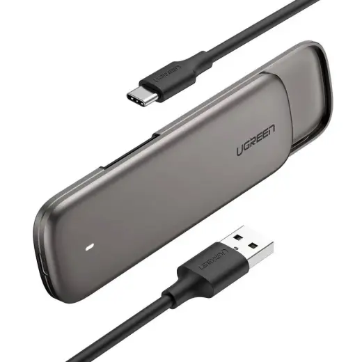 UGREEN SSD M.2 Drive Enclosure M-key, NVMe, 6Gbps (grey)