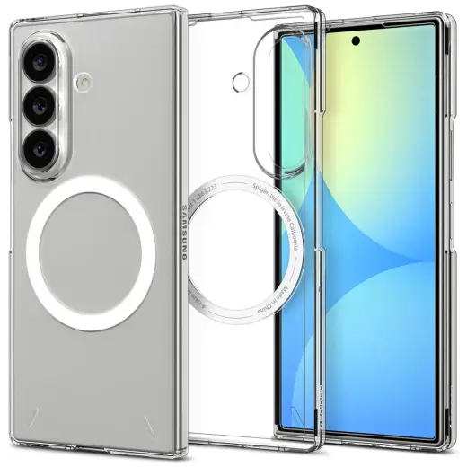 Spigen AirSkin telefono dėklas su MagSafe palaikymu Samsung Galaxy Z Fold 8 Ultra (F976) baltas