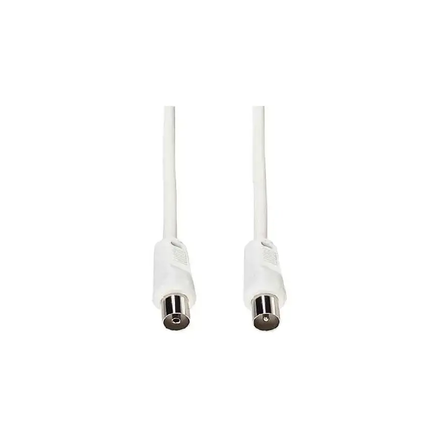 e+p HFT 1 coaxial cable 1.5 m coax plug coax jack White
