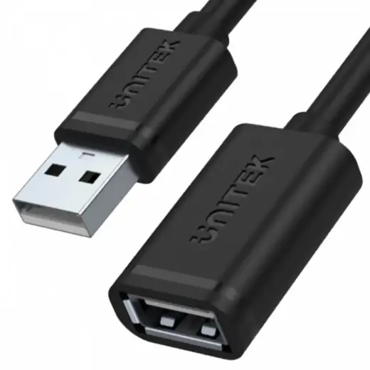 Extension cable USB 2.0 AM-AF, 0.5M; Y-C447GBK