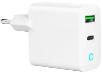 Gembird travel charger | travel charger | USB-C, USB-A | white