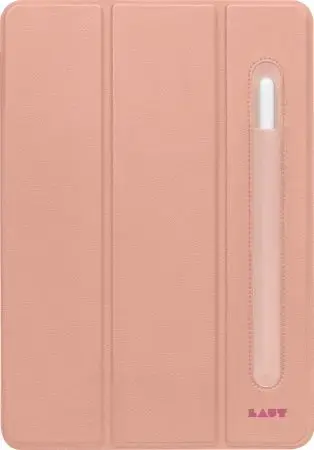 LAUT Huex Folio - protective case with holder for Apple Pencil for iPad 10.9" 10G (rose)