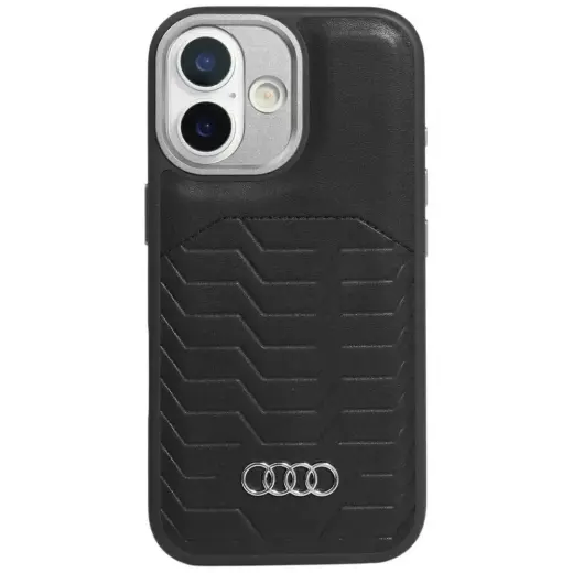 Audi GT maciņš ar MagSafe atbalstu telefonam iPhone 17 melns