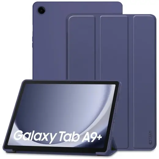 Чехол для планшета Tech-Protect SmartCase Galaxy Tab A9+ тёмно-синий
