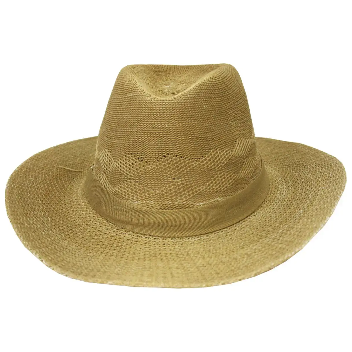 BESK Wide-brim hat 58cm brown