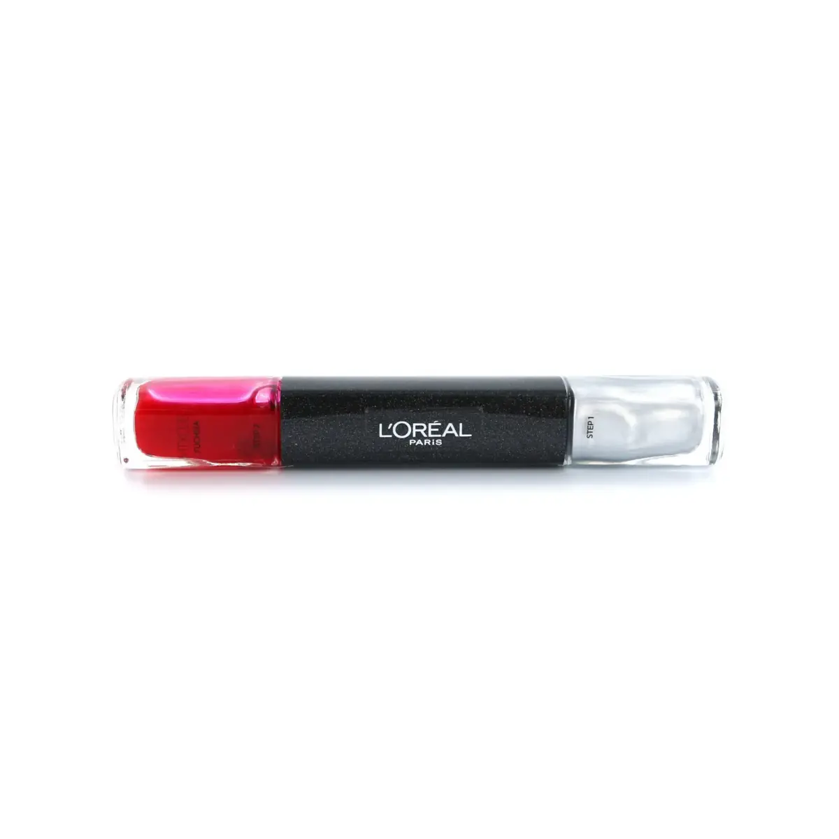 L'Oreal Paris, Infallible, Nail Polish 2-In-1, MTX 026, Fuschia, 2 x, 5 ml