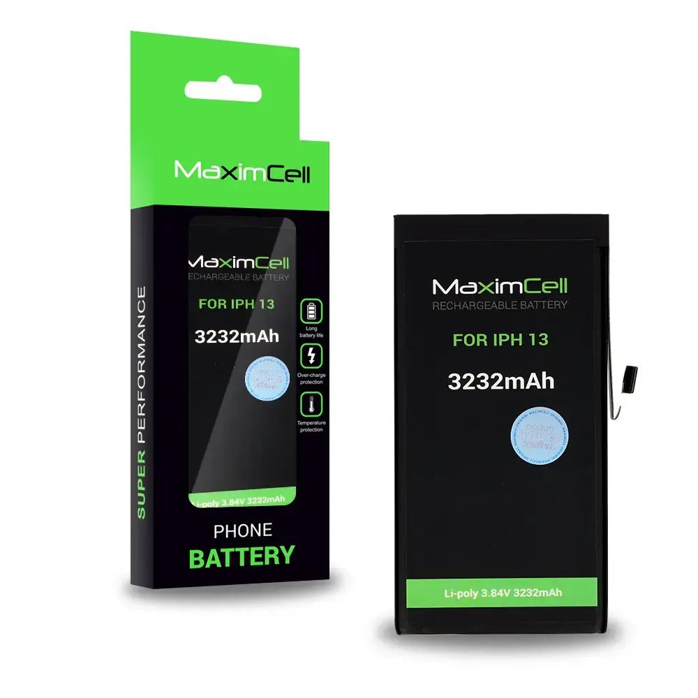 Maximcell Battery for Iphone 13 3232mAh Li-poly