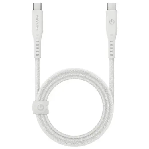 ENERGEA Flow провод для передачи данных и зарядки | USB-C на USB-C | 240W | 1.5m | белый