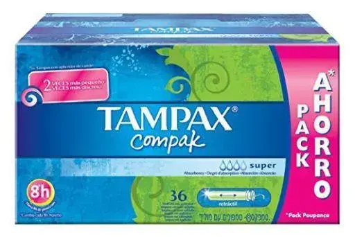 Tampax Super Compact Pad 36 U