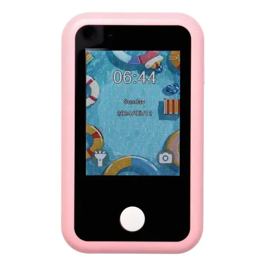 Game console for kids with touch screen 2,8" KDC-0027A pink