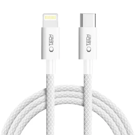 Tech-Protect Ultraboost Lite data transfer and charging cable | USB-C to Lightning | 27W | 2m | cool grey
