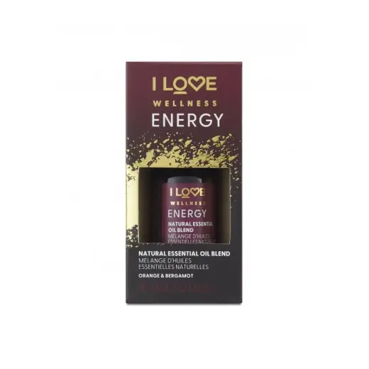 I Love, Wellness Energy, Orange & Bergamot, Essential Oil, 10 ml
