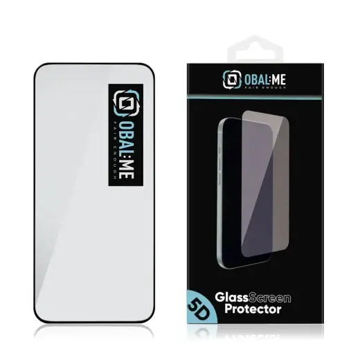 OBAL:ME 5D Glass Screen Protector for Xiaomi 15T/15T Pro Black