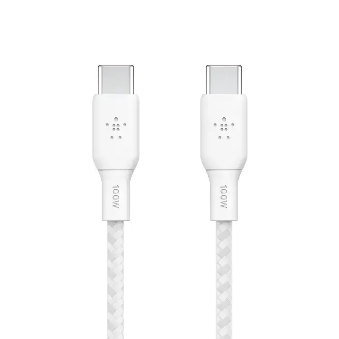 Cable USB-C to USB-C 100W 2m white