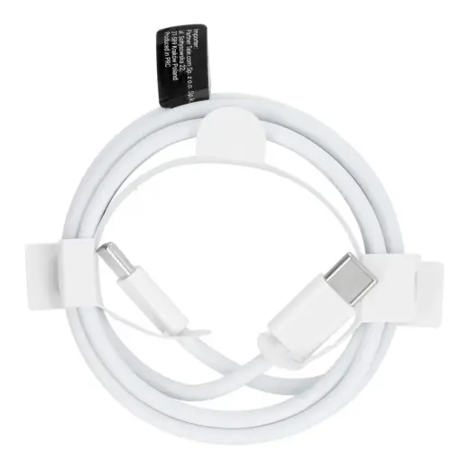 HD26 datu pārraides un uzlādes vads | USB-C uz USB-C | PD, QC 3.0 | 30W | 1m | balts
