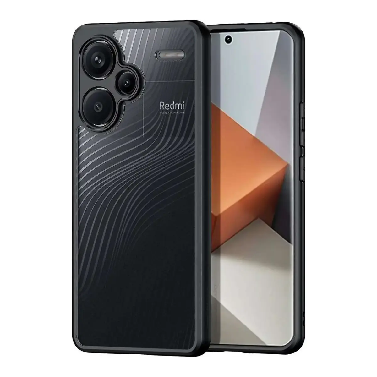 Dux Ducis Aimo korpuss priekš Xiaomi Redmi Note 13 Pro+ - melns