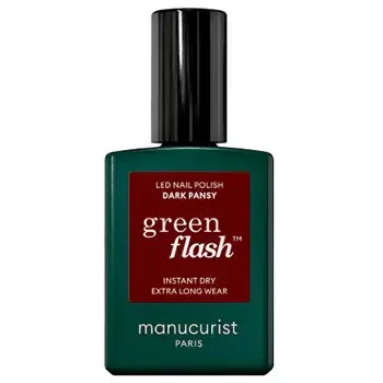 Manucurist Green Flash™ LED Nail Polish - Gelový lak na nehty 15 ml Poppy Red