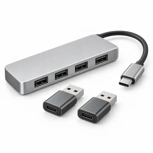 USB adapters, hubs