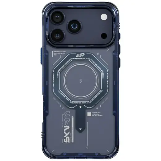 Skinarma Magma maciņš telefonam iPhone 17 Pro zils