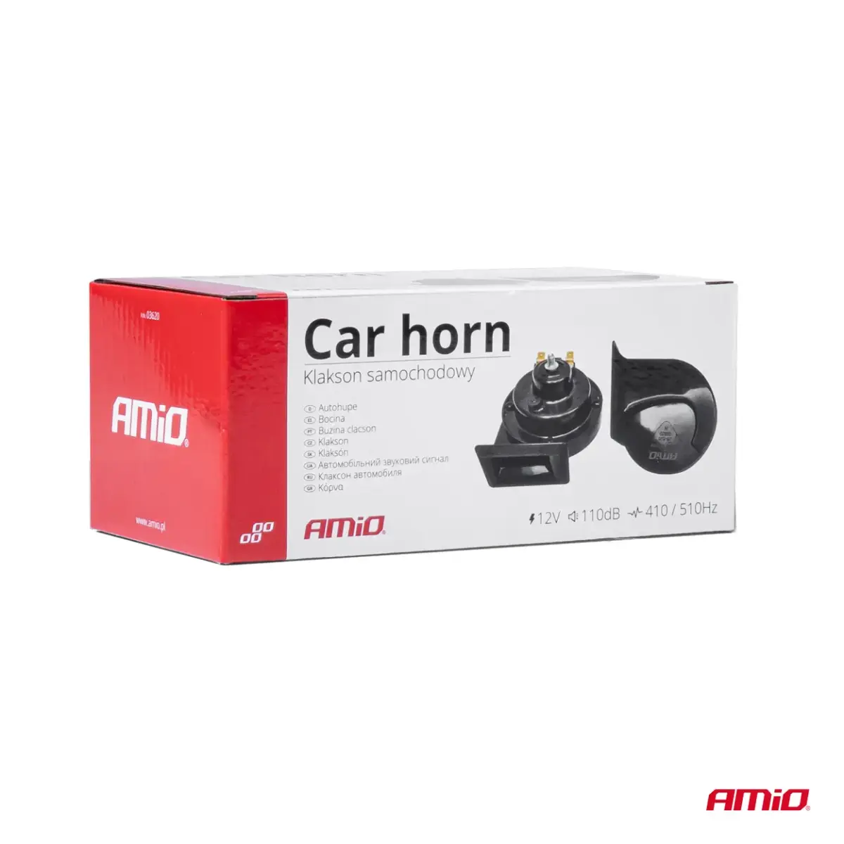 Horn 12V 2pcs AMIO-03620