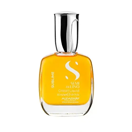 Alfaparf Milano Semi Di Lino Sublime Cristalli Moisturising Oil for Shiny and Soft Hair 30 Ml