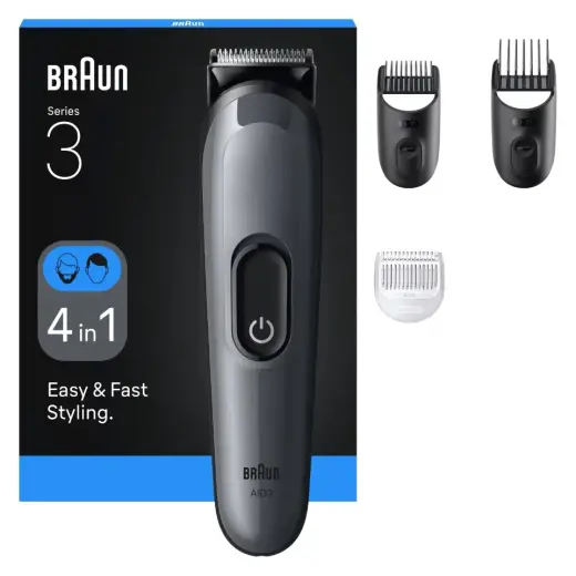 Braun All-in-One Series 3 AIO3500 Hair and Beard Care Set 4-in-1 1 Pc