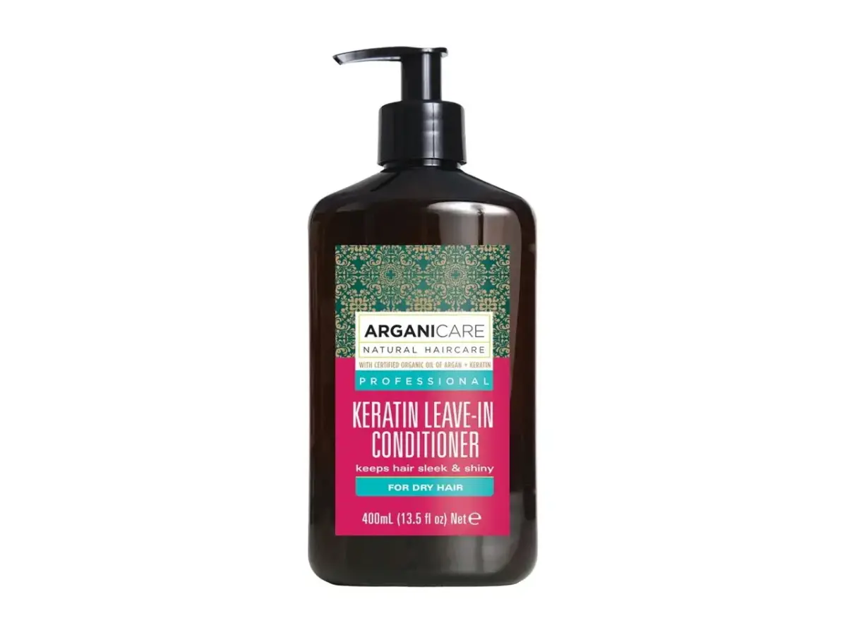 Arganicare, Keratin, Hair Leave-In Conditioner, Shiny, 400 ml