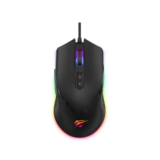 Gaming mouse Havit GAMENOTE MS814 RGB 1000-7000 DPI PWM3335