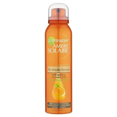 Garnier Ambre Solaire Bronzer Sun Tan Body Spray Medium 150 Ml