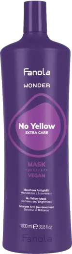 Fanola Wonder No Yellow Extra Care Mask 1000ml Vegan