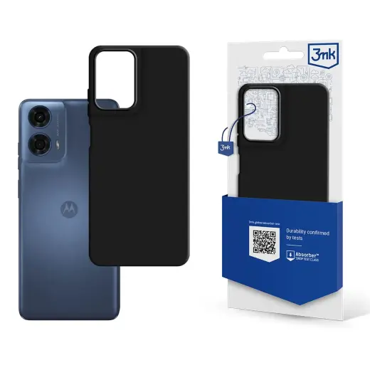 3MK Matt phone case for Motorola Moto G24 Power black