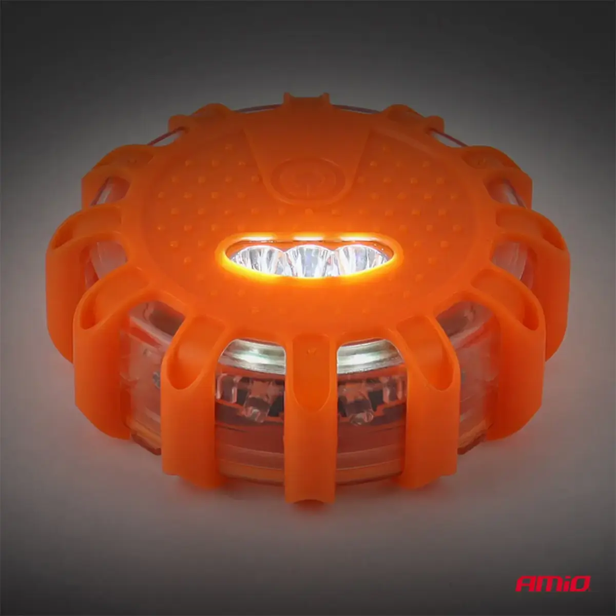 LED safety light 12SMD+3SMD 650mAh (BATT) red AMIO-04673