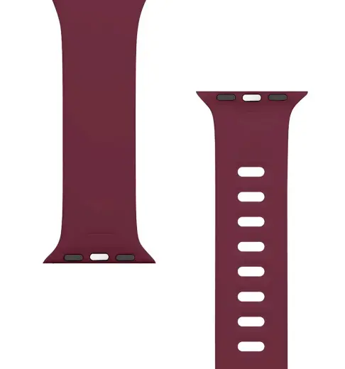 Tactical 793 Silicone Band with Buckle for Apple Watch 1|2|3|4|5|6|7|SE 38|40|41mm Wine Red