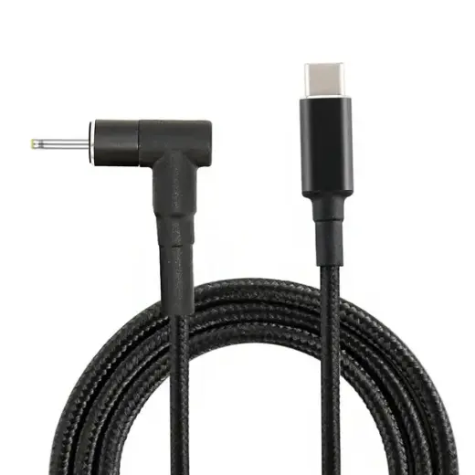 Кабель для зарядки ноутбука Fusion USB-C для ASUS 2,5 x 0,7 мм | 18,5 В-20 В | 100 Вт | 1,8m