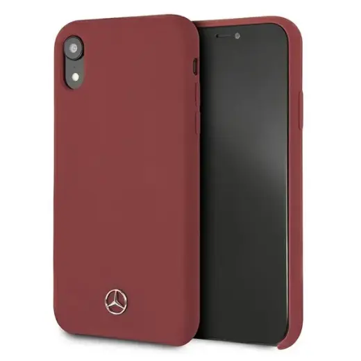 Mercedes MEHCI61SILRE iPhone Xr czerwony|red hardcase Silicone Line