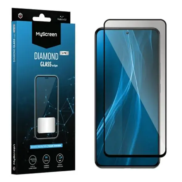 MS Diamond Glass Edge Lite aizsargstikls telefonam Xiaomi Redmi 12 5G | Xiaomi Redmi 12 4G | Xiaomi Redmi 12R