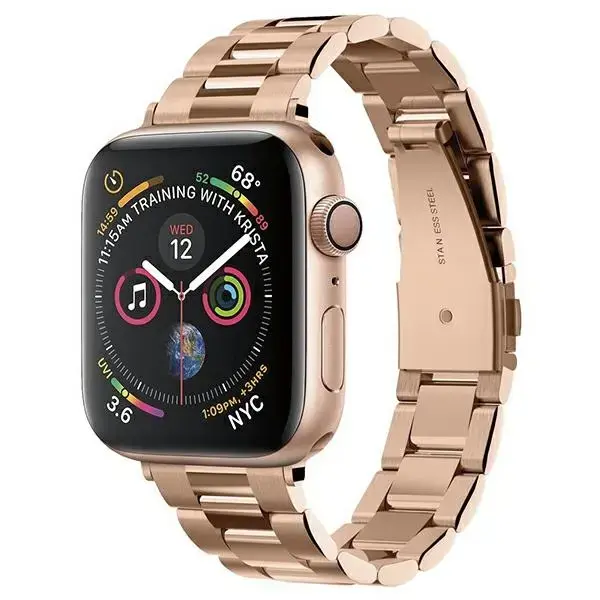 Spigen Modern Fit Band Apple Watch 1|2|3 |4|5|6|7|SE 38|40|41mm różowo-złoty|rose-gold 061MP25944