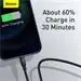 Baseus Rapid Series 3-in-1 datu pārraides un uzlādes vads | USB-C uz USB-C, Lightning, Micro USB | 20W | 1.5m | melns